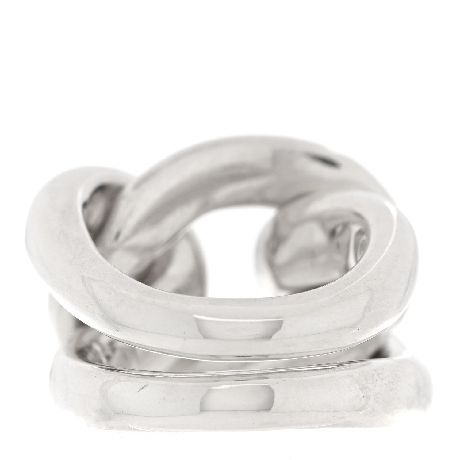 Pomellato Sterling Silver 67 Chain Link Ring 50 5.25 3 of 4