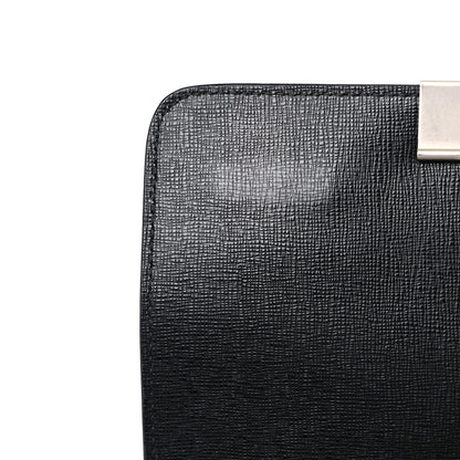 Off-White Saffiano For Display Only Binder Clip Shoulder Bag Black 15 of 21