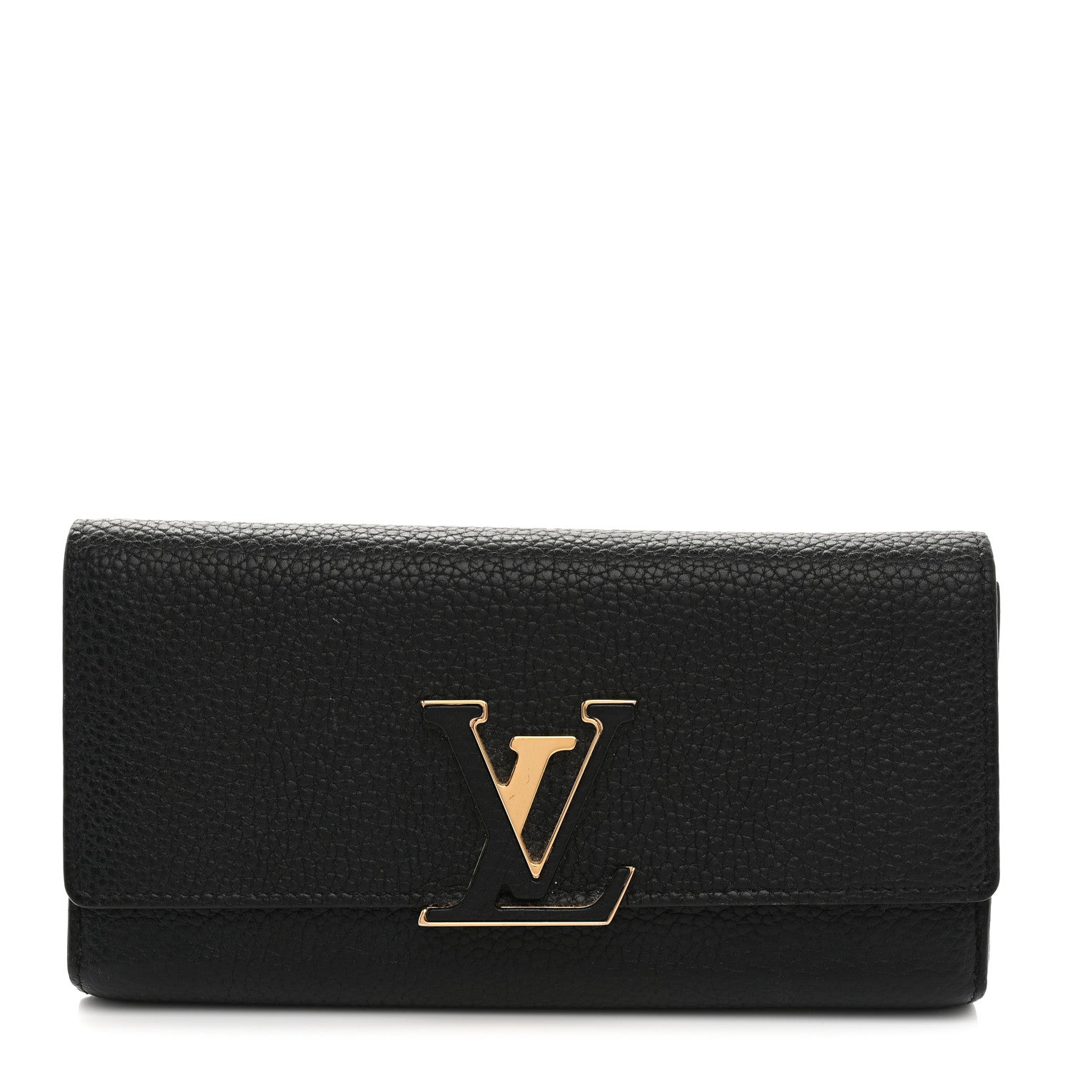 Louis Vuitton Taurillon Capucines Wallet Black 1 of 6