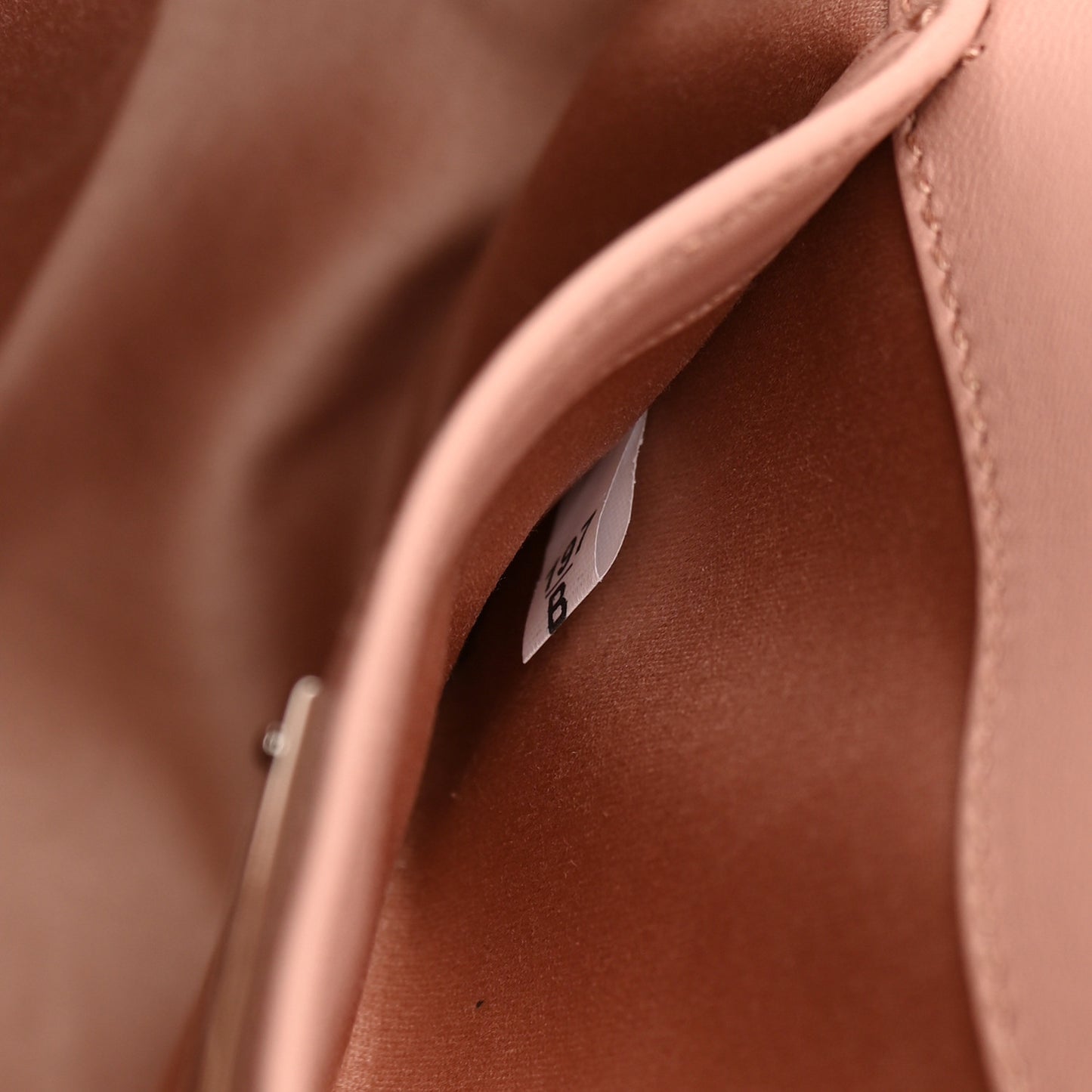 Nappa Matelasse Chain Flap Shoulder Bag Orchidea