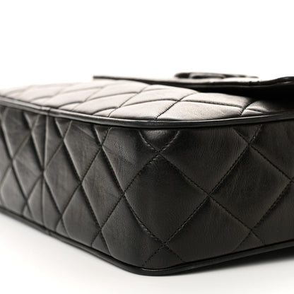 Chanel Lambskin Quilted Tassel Flap Camera Case Black 11 of 17