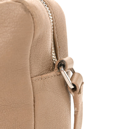 Saint Laurent Lambskin Monogram Small Lou Camera Bag Dark Beige 16 of 19