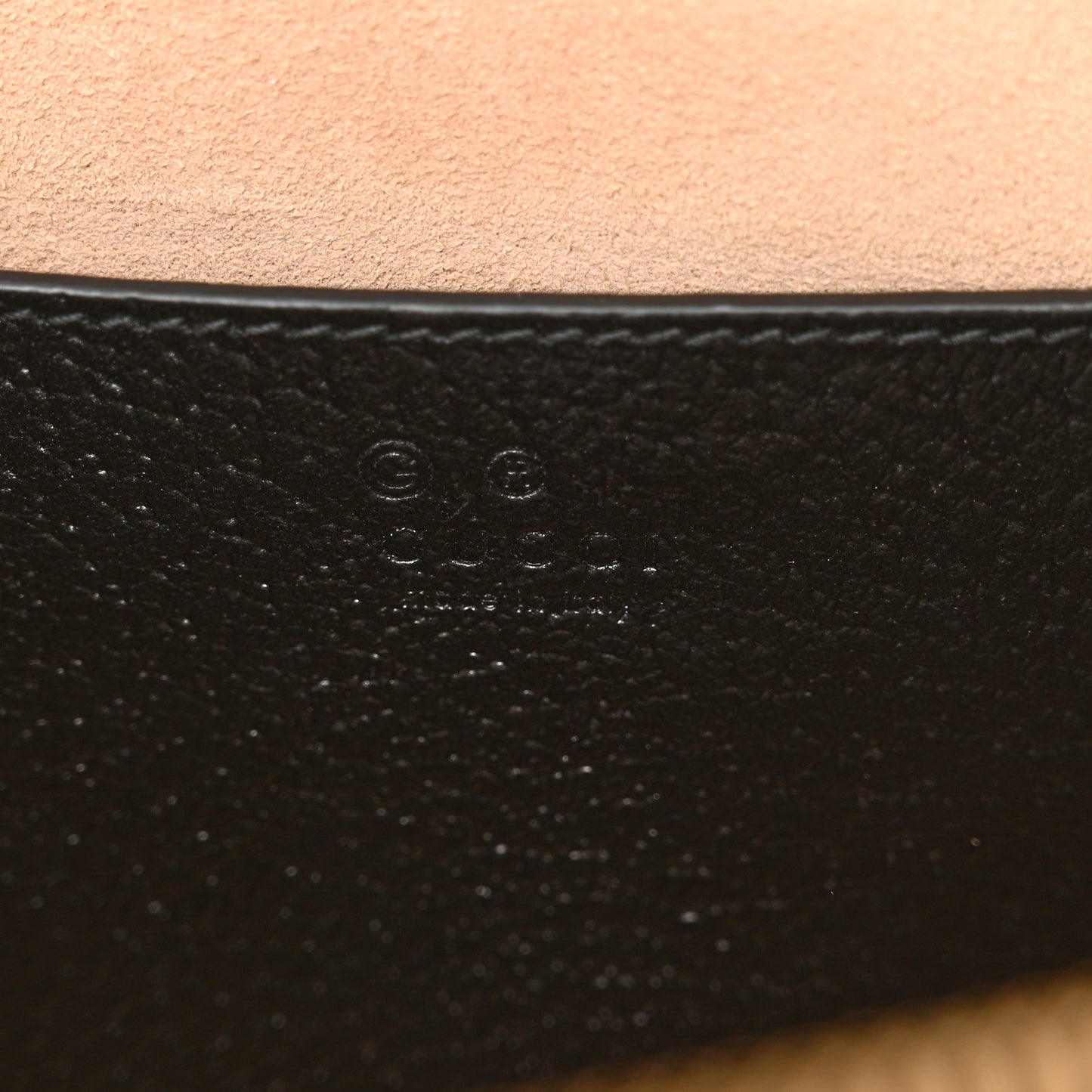 Textured Calfskin Web Small Ophidia Tote Bag Black