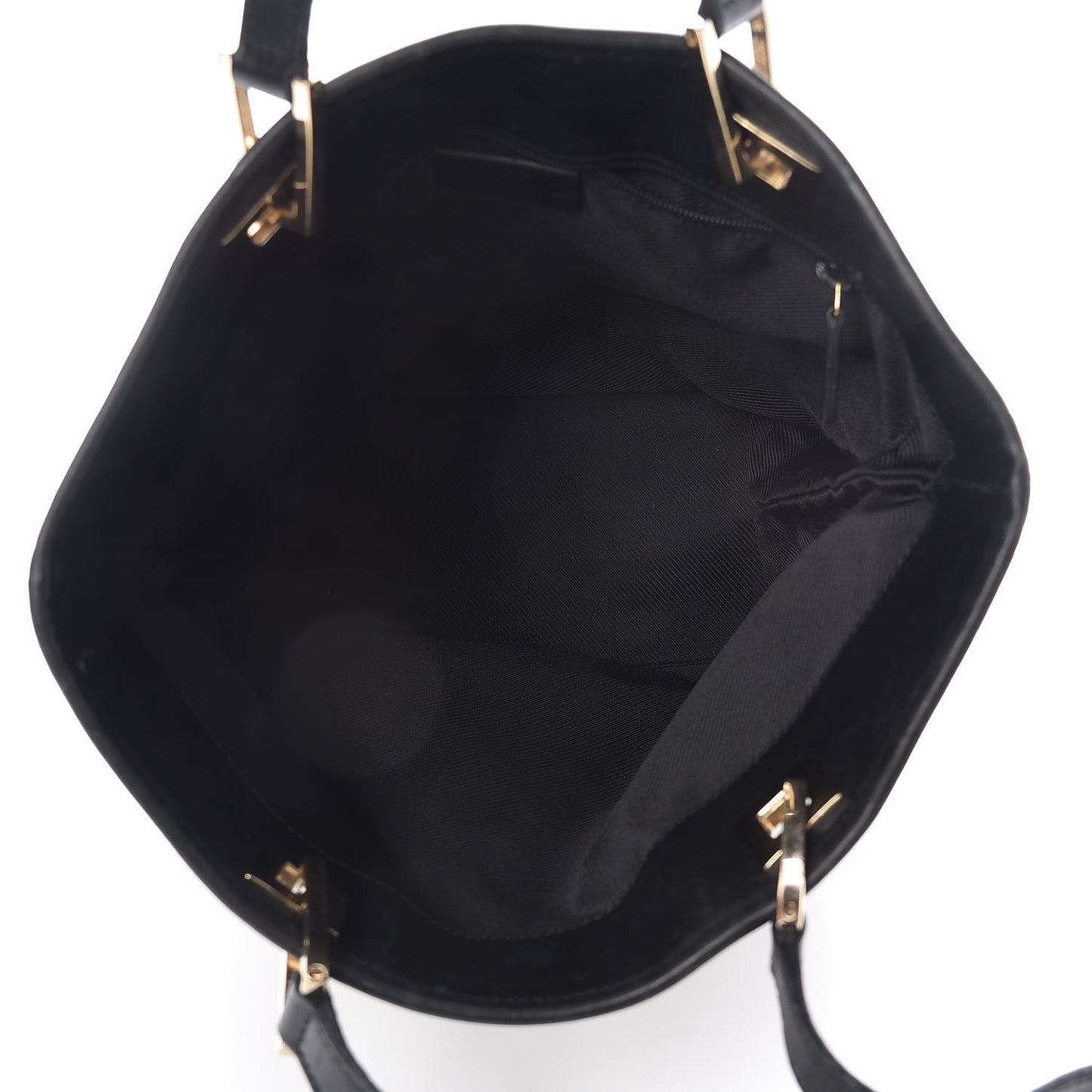 Monogram Small Bucket Tote Black