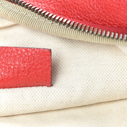 Gucci Grained Calfskin Coco Capitan Logo Belt Bag Hibiscus Red 7 of 10