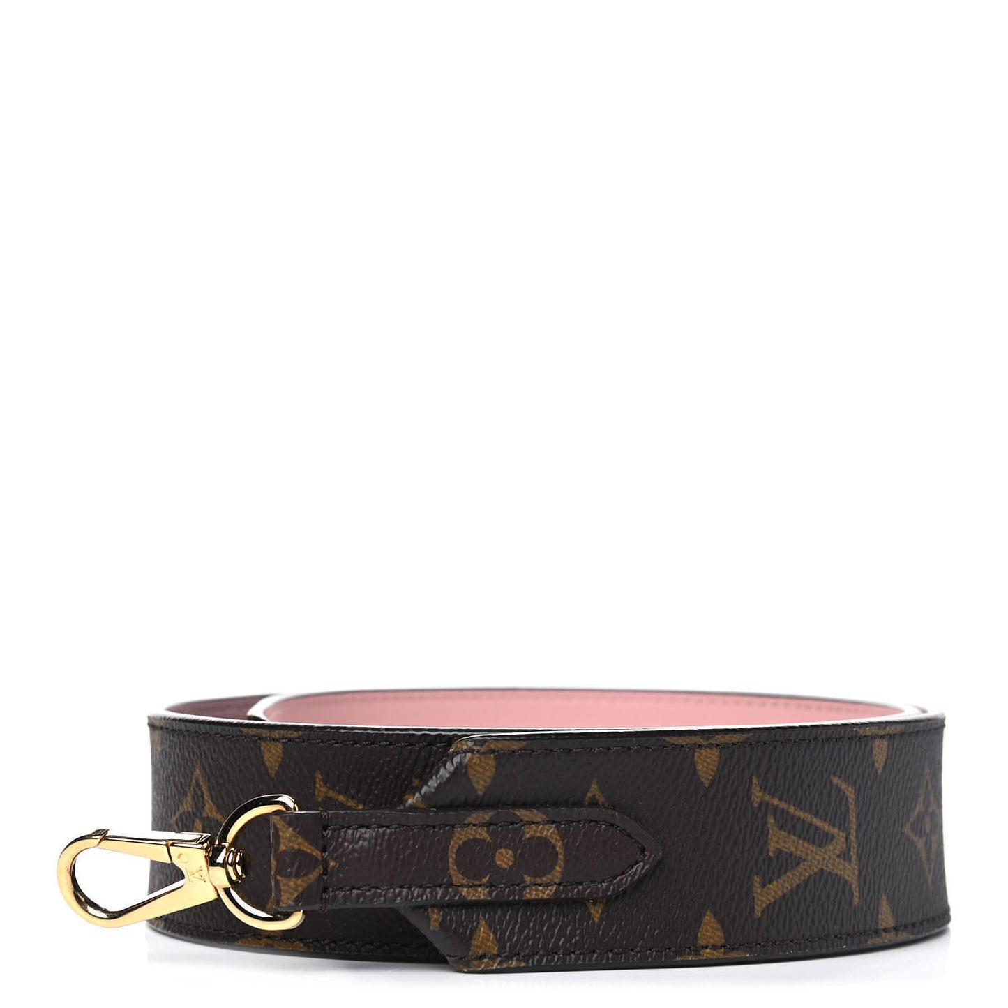 Monogram Bandouliere Shoulder Strap Rose Poudre