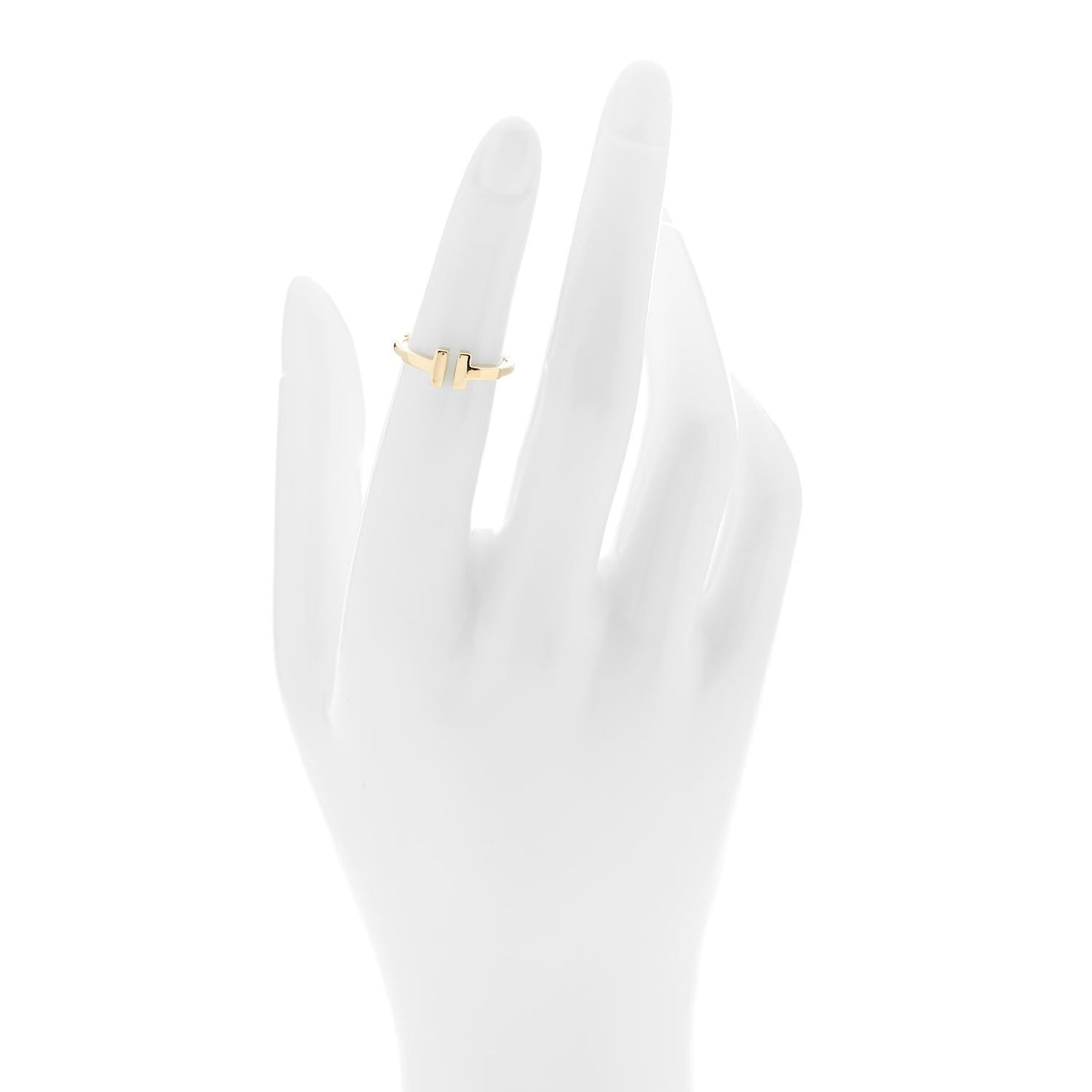 18K Yellow Gold T Wire Ring 47 4