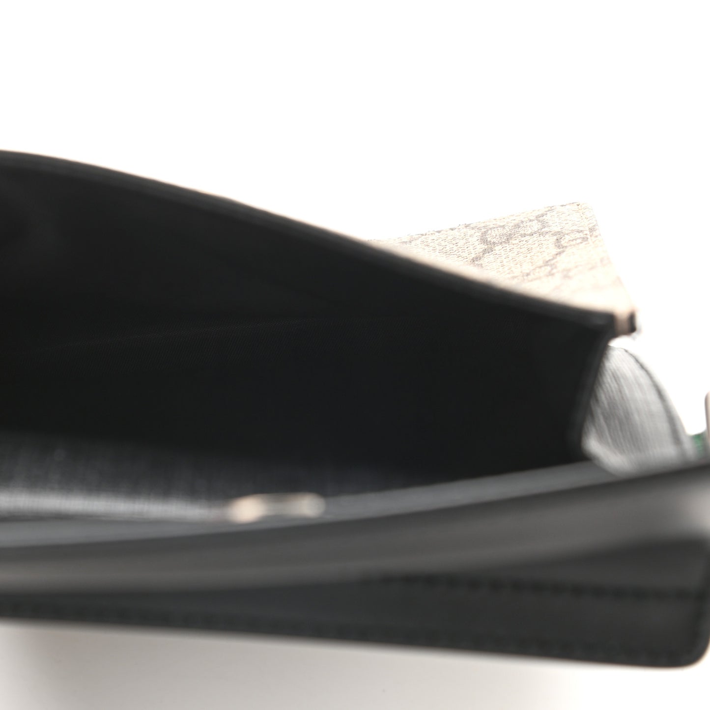 GG Supreme Monogram Web Belt Bag Black