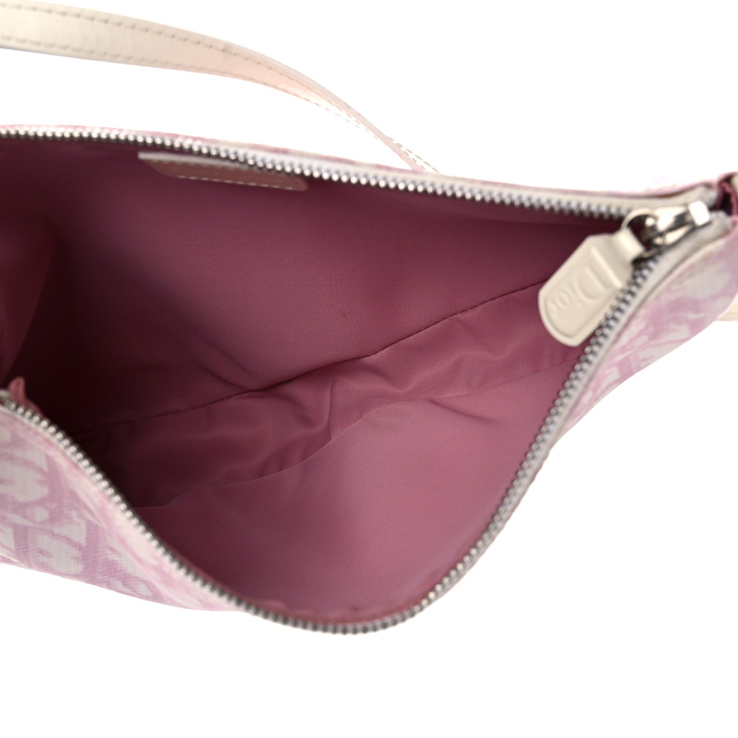 Christian Dior Monogram Mini Saddle Pochette Pink 5 of 22