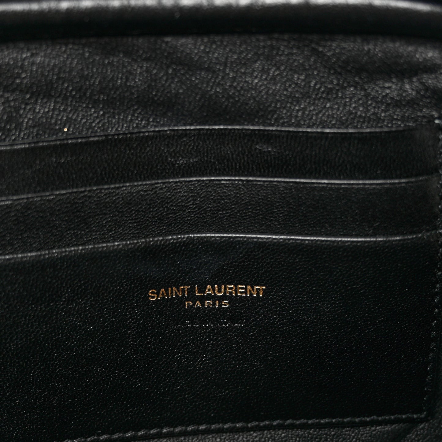 Grain De Poudre Matelasse Monogram Mini Lou Camera Bag Black