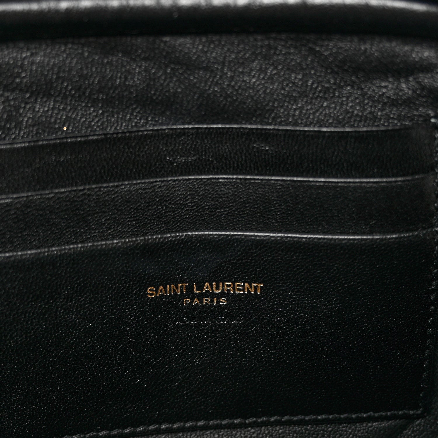 Saint Laurent Grain De Poudre Matelasse Monogram Mini Lou Camera Bag Black 7 of 10
