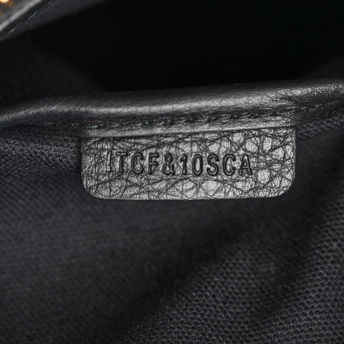 Grainy Calfskin House Check Medium Banner Tote Black