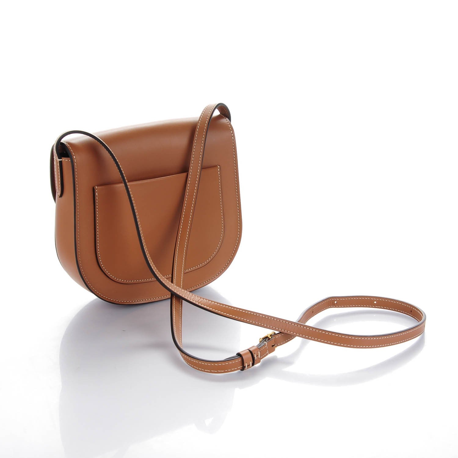 Celine Palmelato Calfskin Small Trotteur Tan 3 of 7