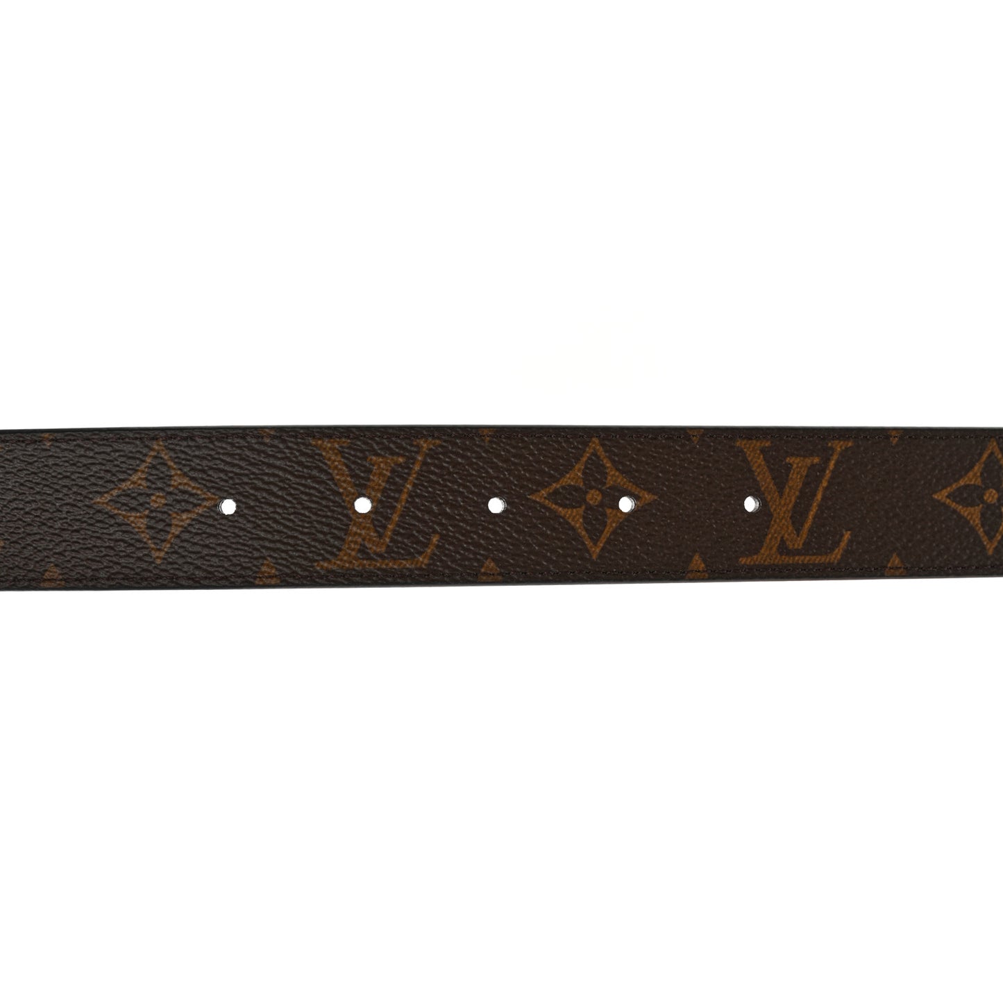 Calfskin Monogram 30mm LV Initiales Reversible Belt 95 38 Black