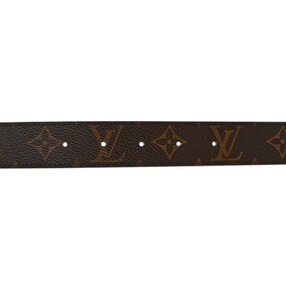 Louis Vuitton Calfskin Monogram 30mm LV Initiales Reversible Belt 95 38 Black 6 of 9