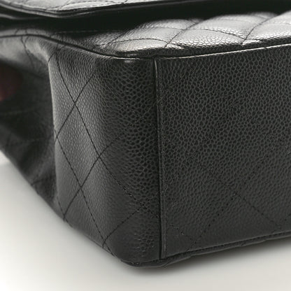 Chanel Caviar Quilted Maxi Double Flap Black 9 of 10