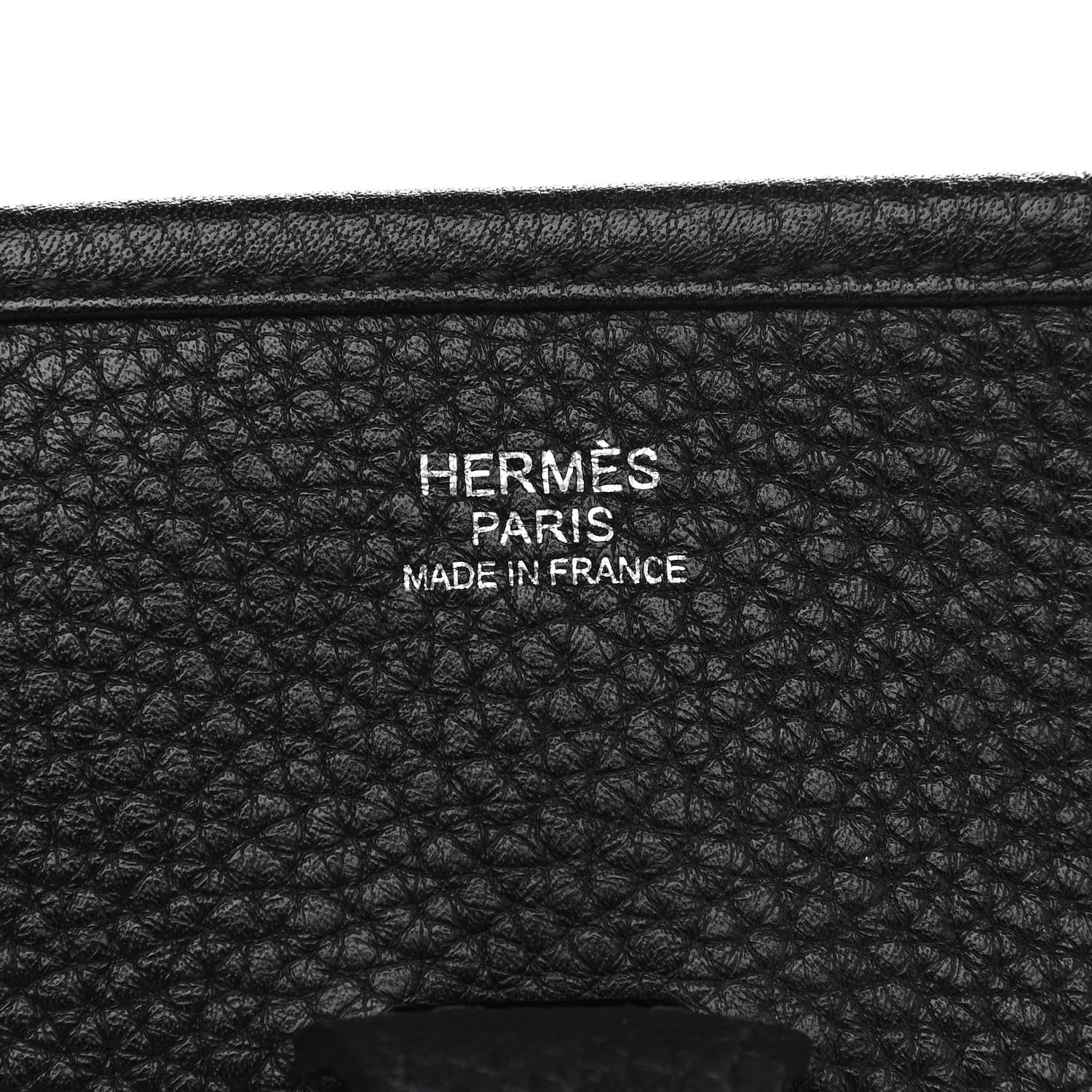 Hermes Taurillon Clemence Evelyne III PM Black 6 of 10