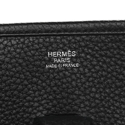 Hermes Taurillon Clemence Evelyne III PM Black 6 of 10