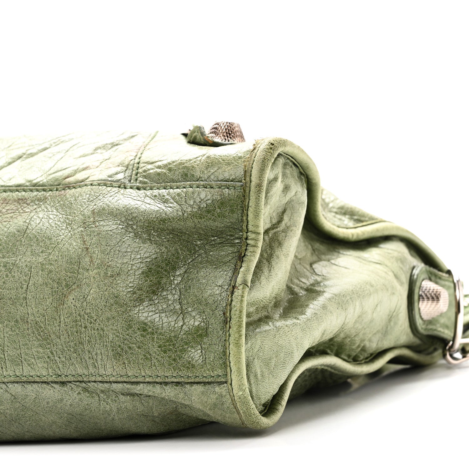 Balenciaga Agneau Giant 21 Silver Hardware City Vert Thyme 11 of 14