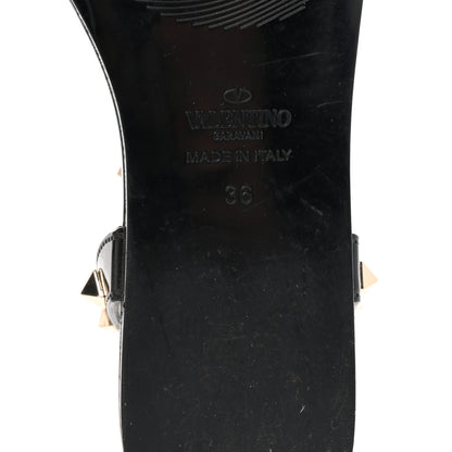 Valentino Garavani PVC Jelly Rockstud Caged Sandals 36 Black 7 of 8