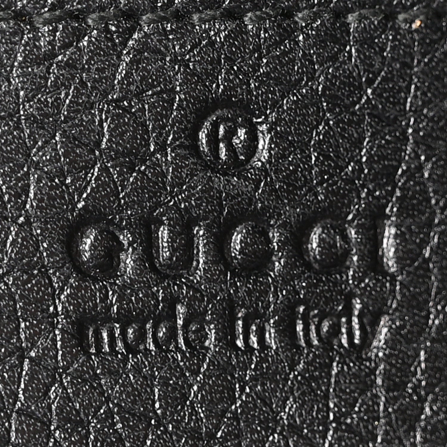 Gucci Pebbled Calfskin Medium Soho Chain Shoulder Bag Black 6 of 10