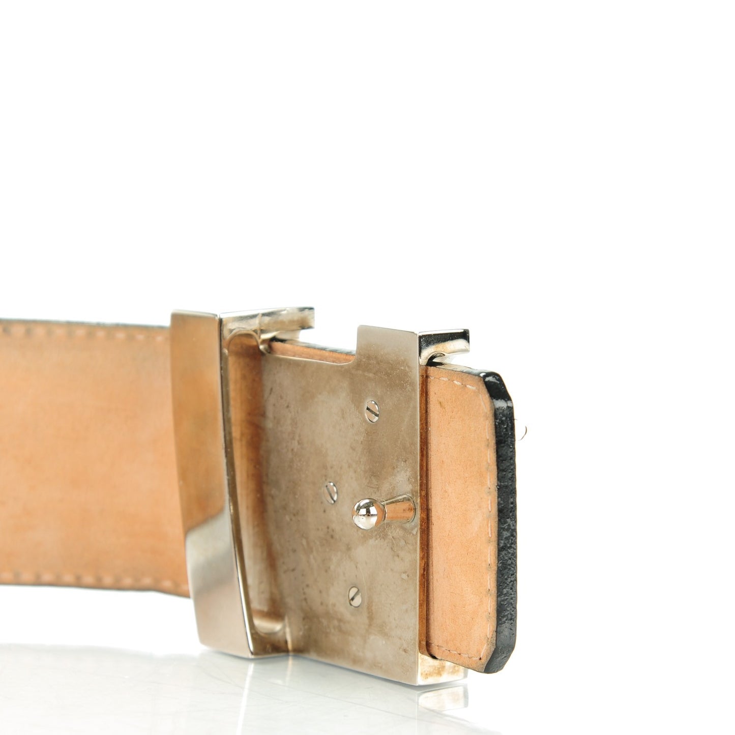 Epi Electric 40mm LV Initiales Belt 90 36 Black