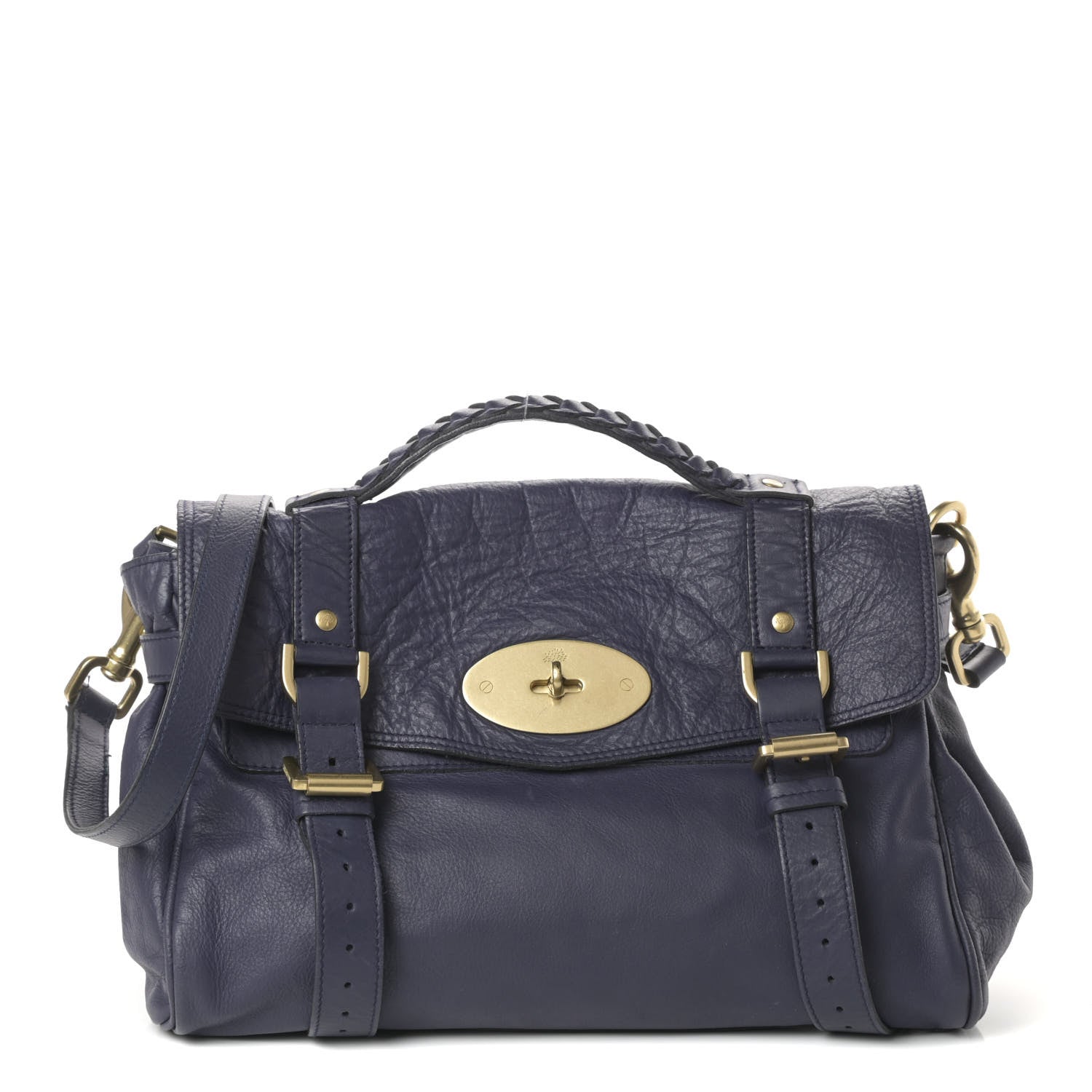 Mulberry Soft Buffalo Medium Alexa Slate Blue 1 of 8
