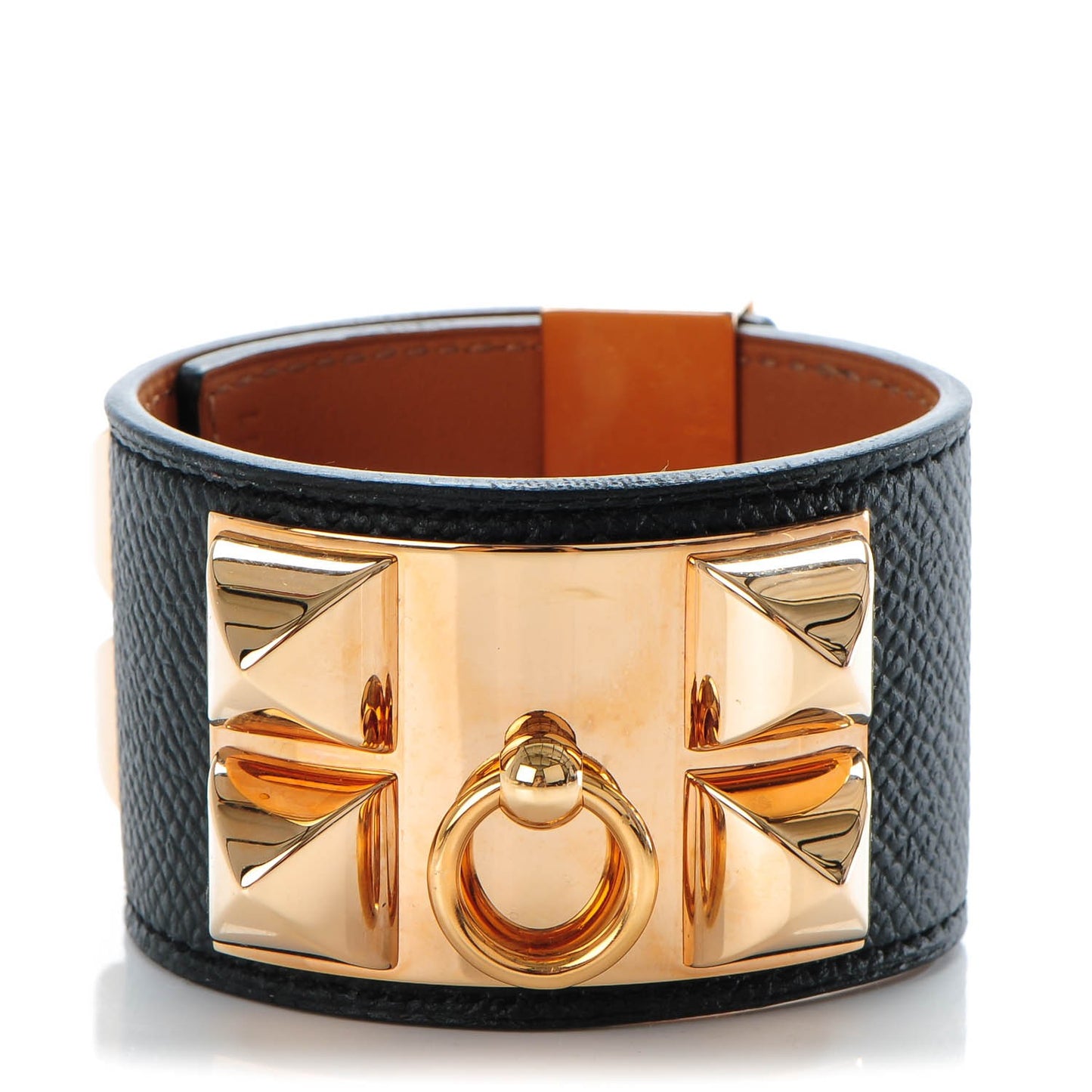 Epsom Collier de Chien CDC Bracelet S Black