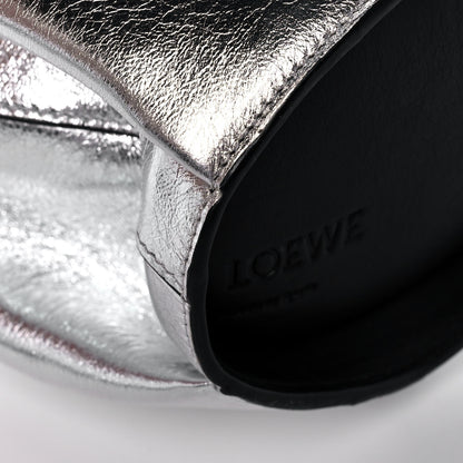 Loewe Metallic Calfskin Mini Elephant Crossbody Bag Silver 8 of 9