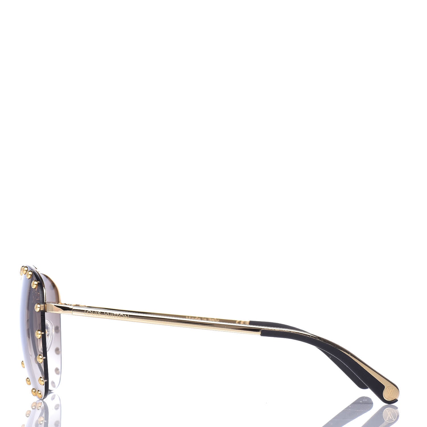 Louis Vuitton The Party Aviator Gradient Sunglasses Z0914U Brown 3 of 6