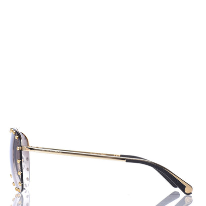 Louis Vuitton The Party Aviator Gradient Sunglasses Z0914U Brown 3 of 6