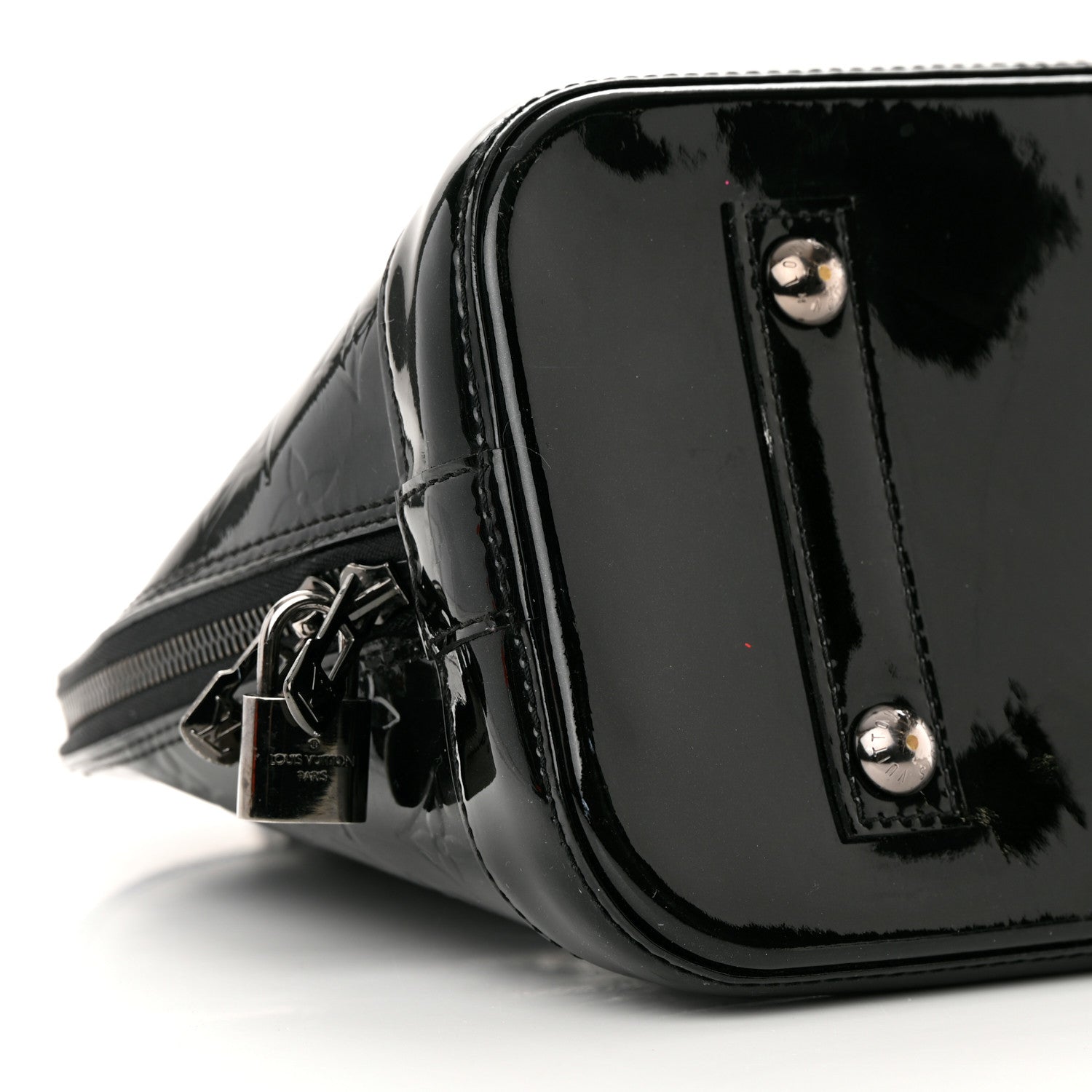 Louis Vuitton Vernis Alma PM Noir Magnetique 8 of 18