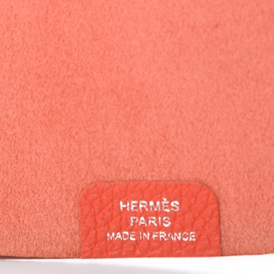 Hermes Togo Ulysse MM Notebook Cover Capucine 7 of 8