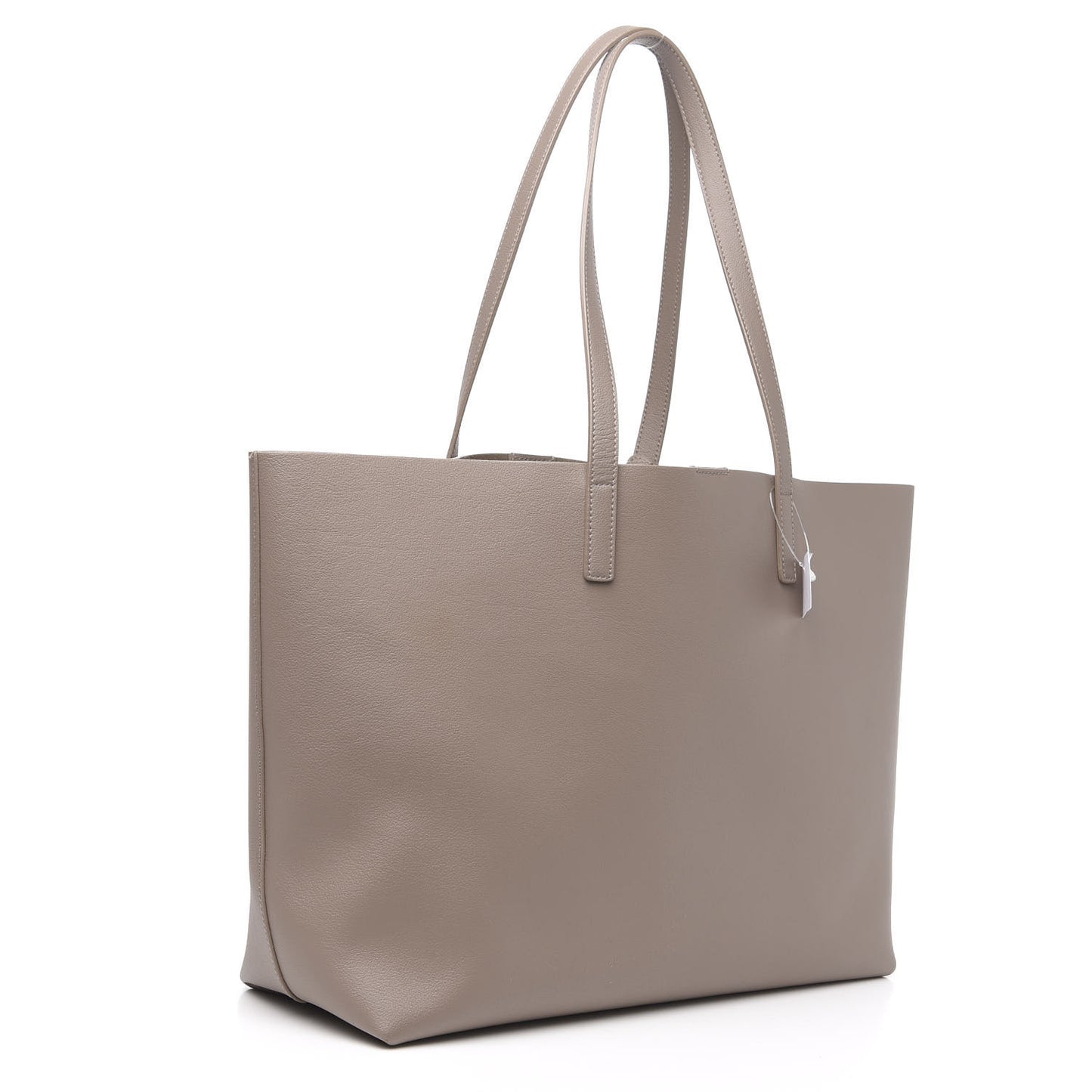Calfskin Large Shopping Tote Dark Beige