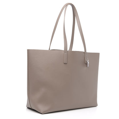 Saint Laurent Calfskin Large Shopping Tote Dark Beige 2 of 11
