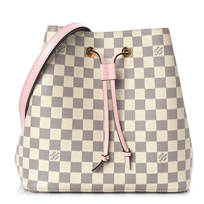 Louis Vuitton Damier Azur Neonoe MM Eau De Rose 1 of 8