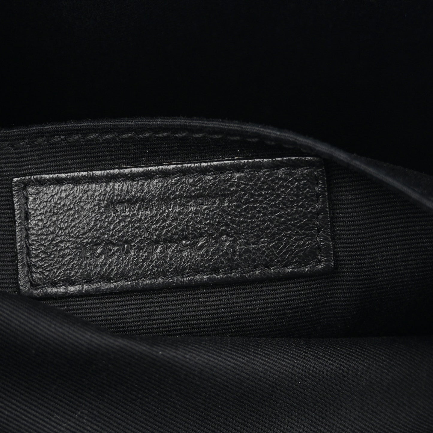 Calfskin Matelasse Monogram Monochrome Lou Camera Bag Black