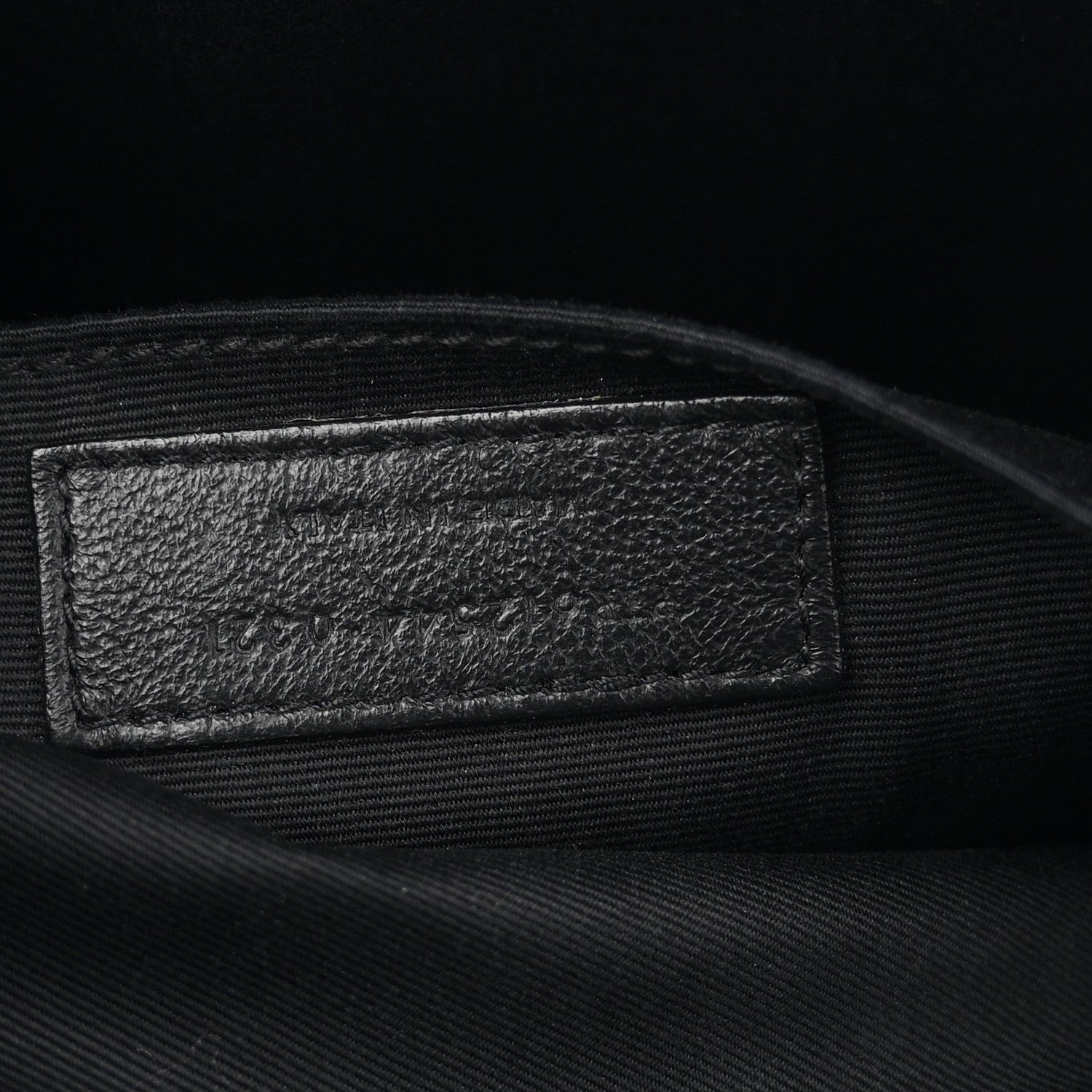 Saint Laurent Calfskin Matelasse Monogram Monochrome Lou Camera Bag Black 7 of 13