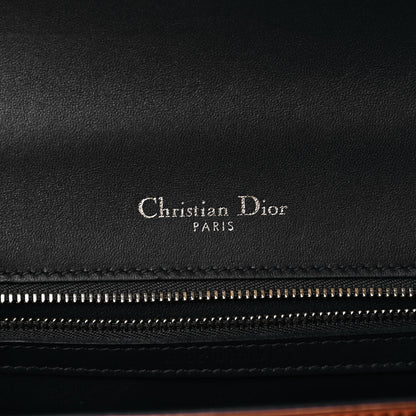 Christian Dior Metallic Patent Micro-Cannage Small Diorama Flap Bag Orange 11 of 23