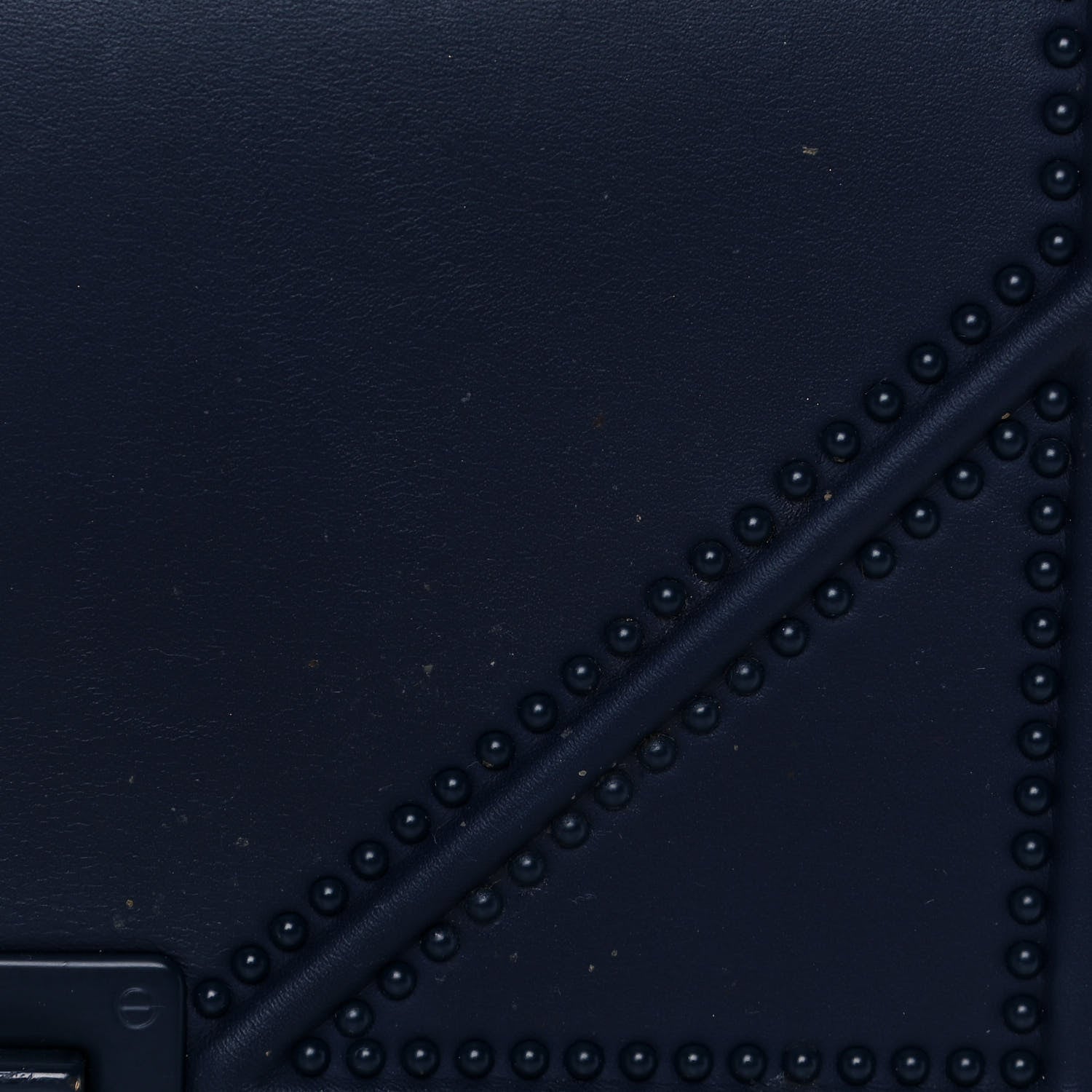 Christian Dior Ultra Matte Calfskin Studded Medium Diorama Flap Bag Blue 15 of 19
