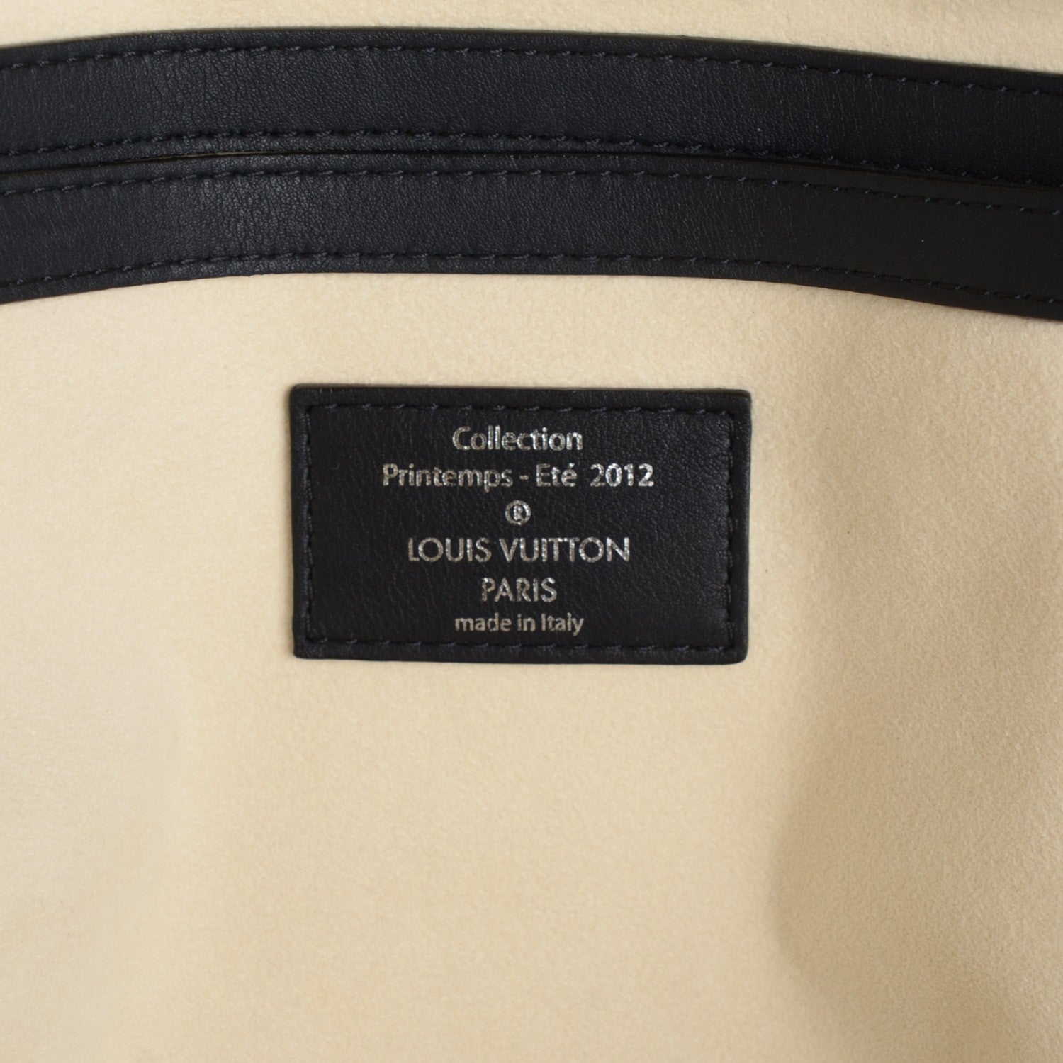 Louis Vuitton Calfskin Suship North South Speedy Navy White 6 of 8