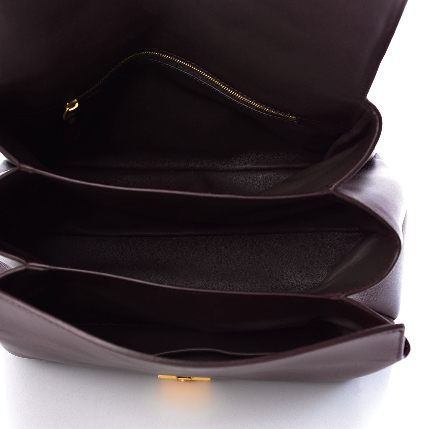 Matte Calfskin Medium Piazza Bag Quetsche