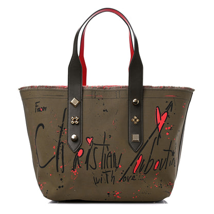 Christian Louboutin Canvas Small Frangibus Tote Balmore Multicolor 1 of 8