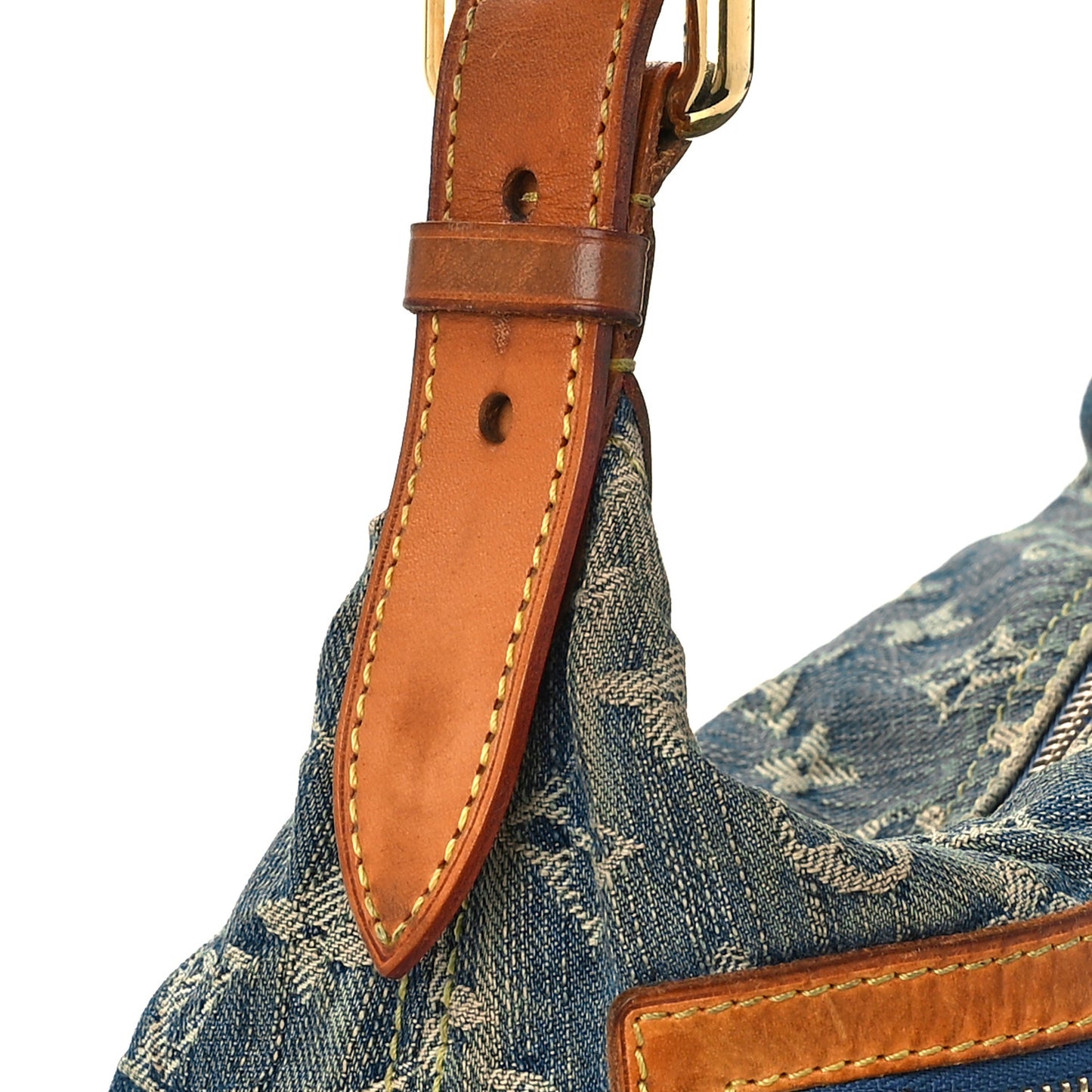 Monogram Denim Baggy PM Blue