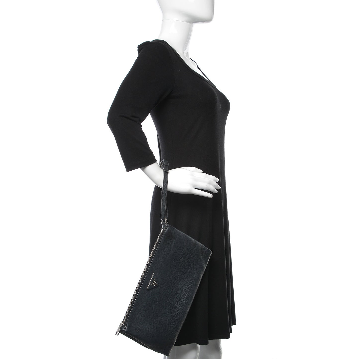 Vitello Daino Clutch Baltico