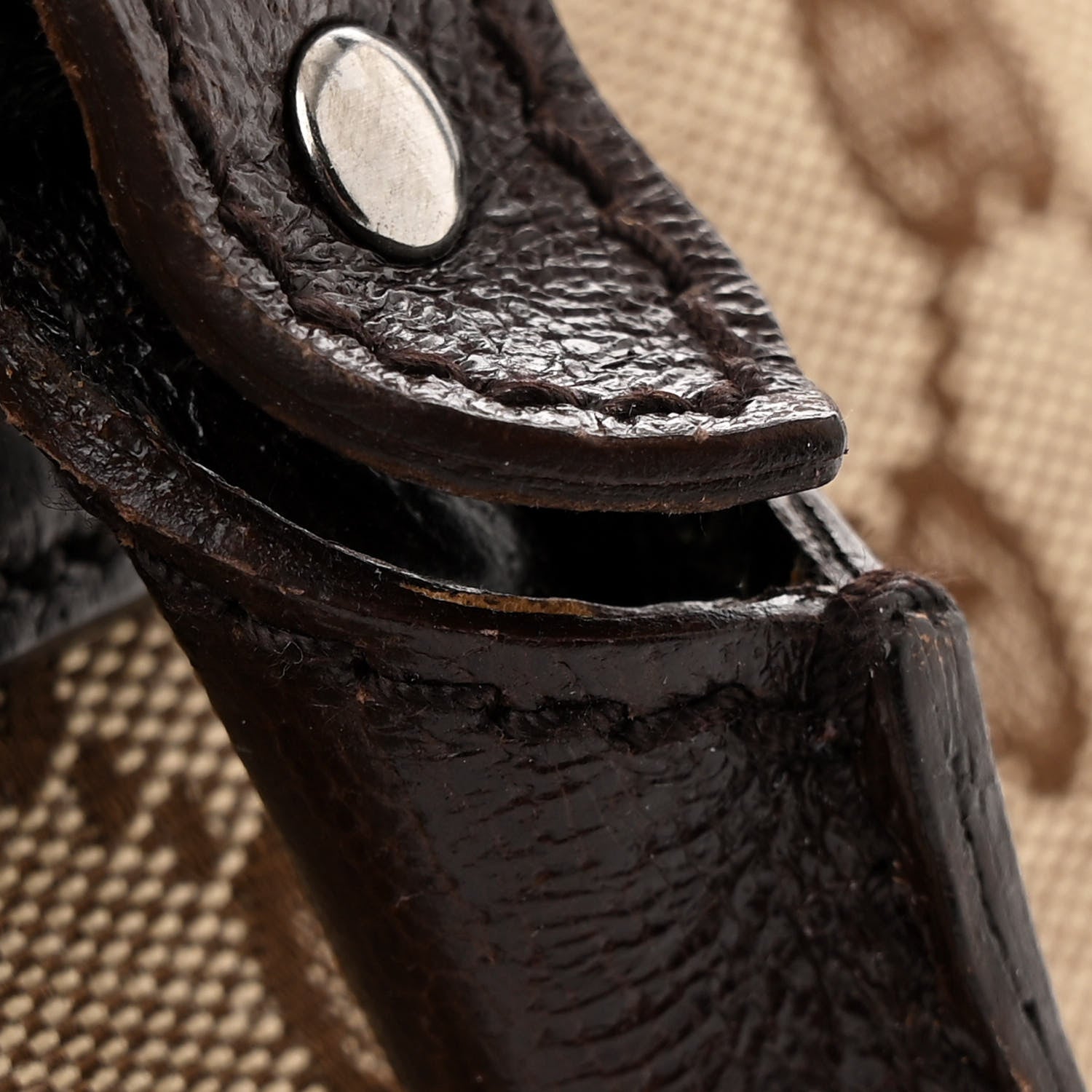 Gucci Monogram Small Boston Dark Brown 12 of 13