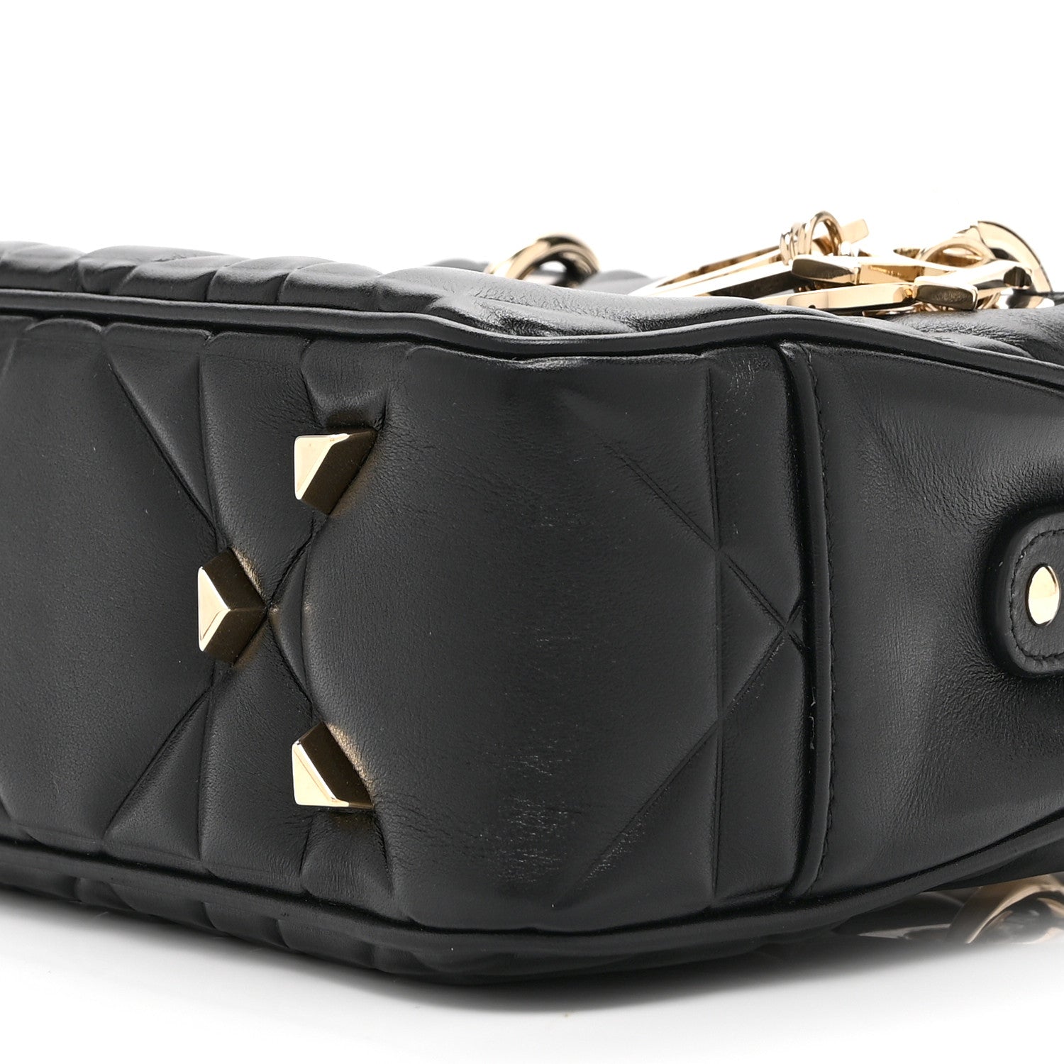 Christian Dior Calfskin Cannage Mini The Lady 95.22 Black 10 of 10