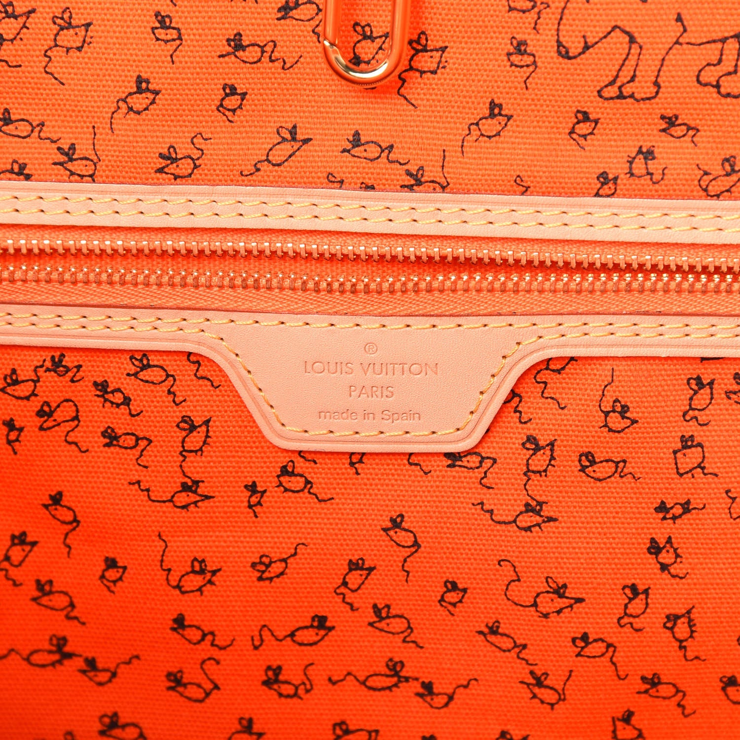 Louis Vuitton Catogram Neverfull MM Marron 6 of 10
