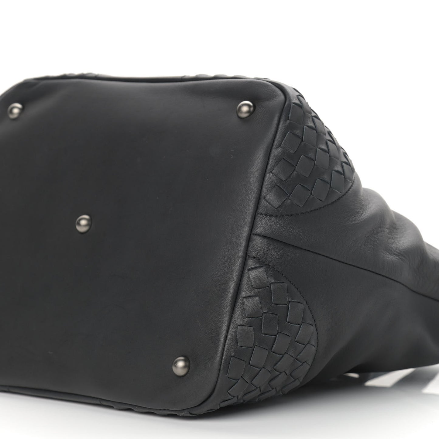 Nappa Intrecciato Tote Black