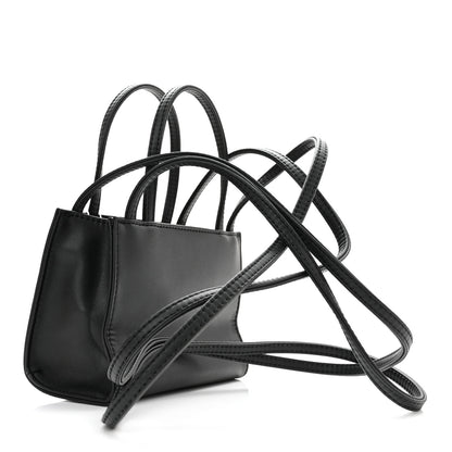 Telfar Vegan Leather Small Shopping Bag Black 3 of 11